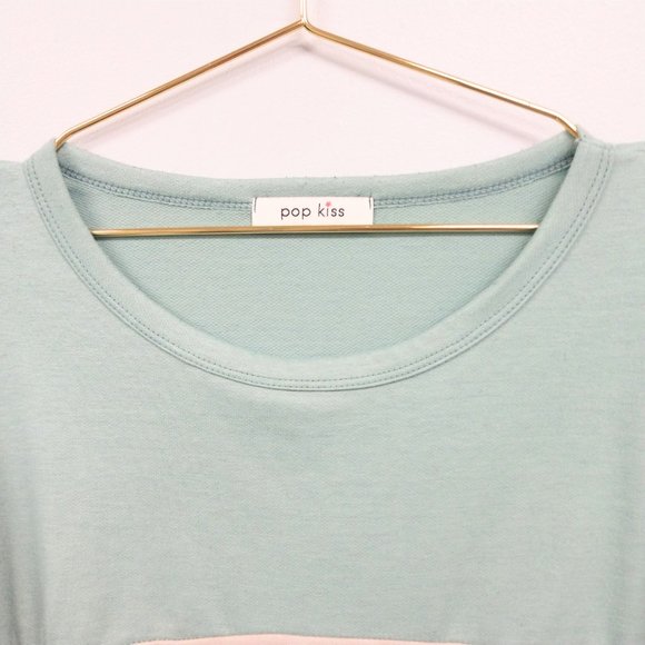 Pop Kiss Color Block Long Sleeve Sweater - Size M - Picture 3 of 11